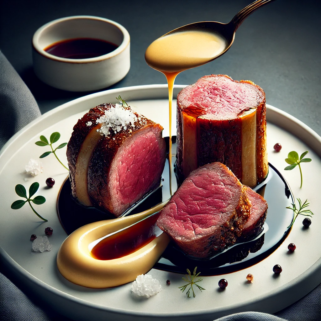 Beef Tenderloin with Bone Marrow Sabayon