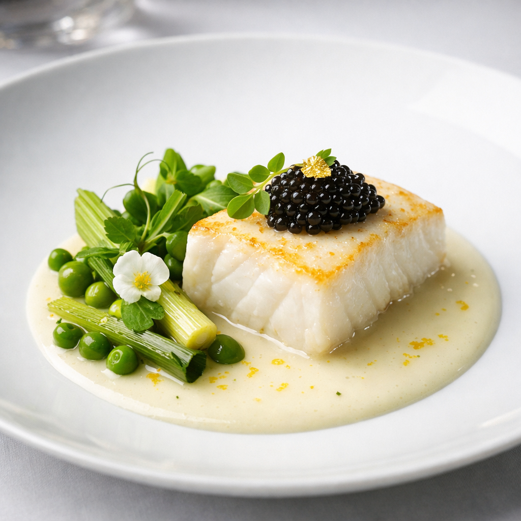 Halibut Royale en Nacre