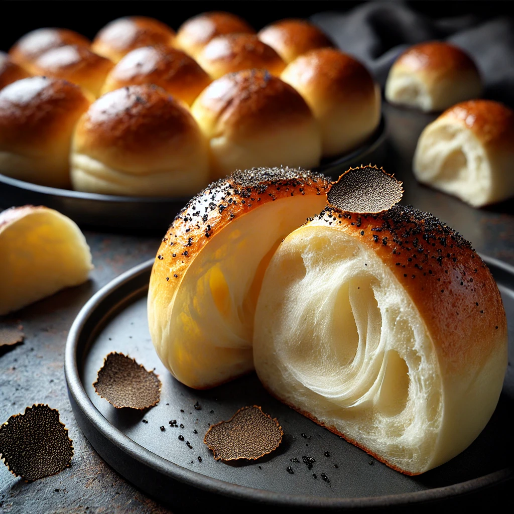 Truffle Milk Bread Rolls